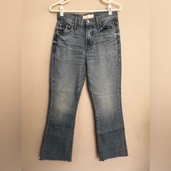 Mother Superior The Outsider Flood Fray Are There Yet Jeans Size 28 Wide Leg - Picture 4 of 8